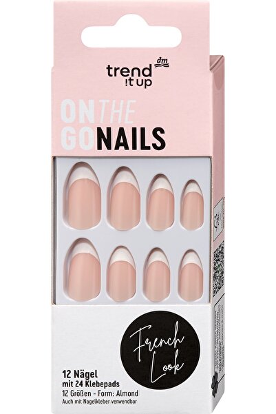 OEM Unghii false On the Go Nails French Look, 1 Set