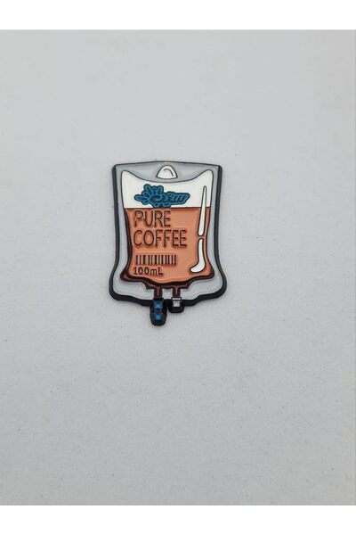 Generic Badge 100% Pure Coffee Metal Sticker Premium 3D Self Adhesive Metal D...