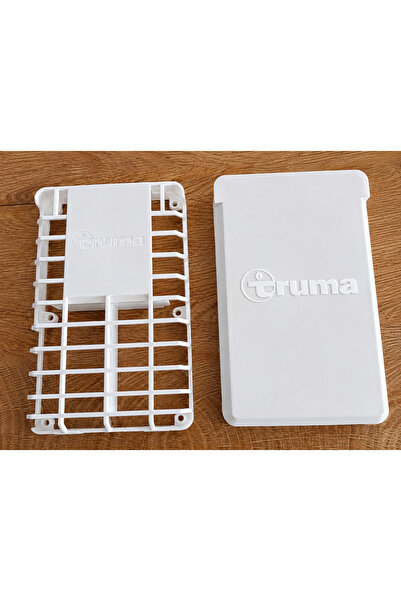 PrintKuca Truma Uyumlu Karavan Boiler Egzoz Çıkış Kapağı ve Izgarası - Beyaz