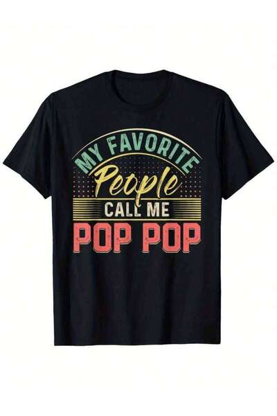 kai22 تي شيرت My Favorite People Call Me Pop Shirt Proud Grandfather ذو تصميم...