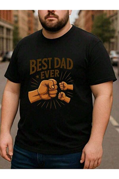 9JY قميص بأكمام قصيرة مطبوع عليه BEST DAD EVER، تي شيرت رياضي عادي ماص للعرق ...