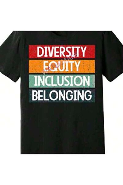 9TAY Diversity Equity Inclusion Belonging 29047 Funny Men's Short Sleeve Grap...