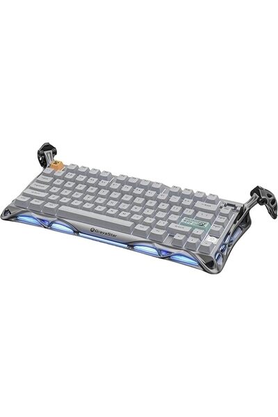 Gravastar لوحة مفاتيح ألعاب ميكانيكية K1 Pro إصدار خاص بتصميم سايبربانك - تخط...