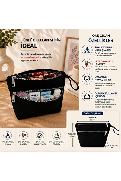Nely Charms Termal Yalıtımlı Güneşten Koruyan Suya Dayanıklı Çift Gözlü Makya...