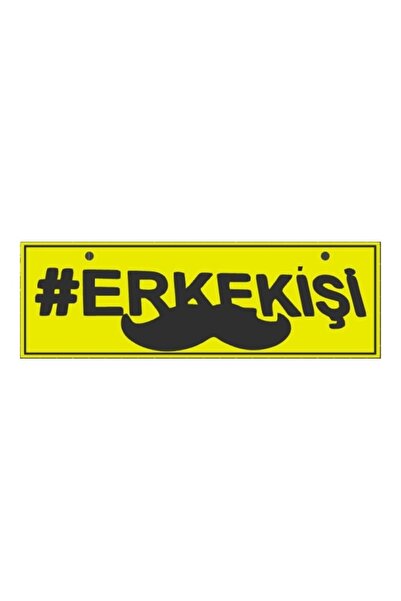 RELATOS ERKEK İŞİ YAZILI PLASTİK Tır Kamyon Araba Ev Duvar Süsü Vantuzlu Deko...