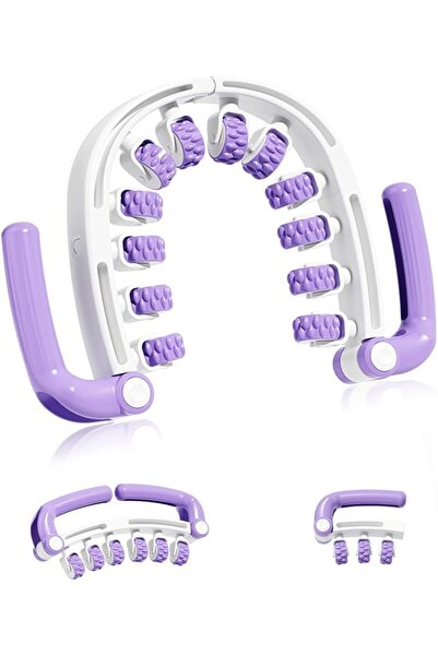 EXCEFORE Anti Cellulite Massager Roller with Detachable Handles, Full Body Ma...