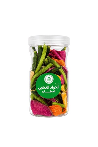 Aljwad رقائق الخضروات المختلطة المقرمشة الممتازة في علبة