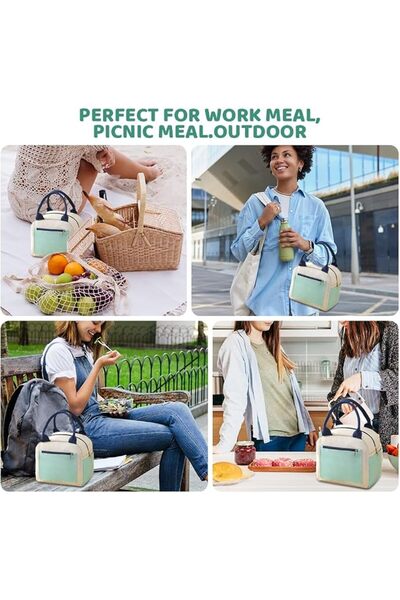 HASTHIP ® Insulated Lunch Bags for Women - Tiffin Bag with Thermal Insulation...