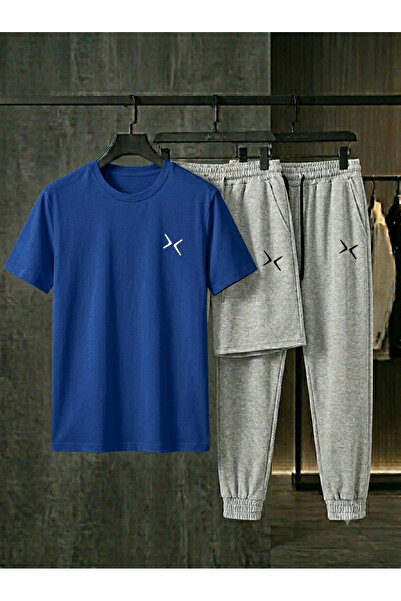 CLOTHES33 T-Shirt, Sweatpants, Shorts 3-Piece Combination Thin Summer Sweat-A...