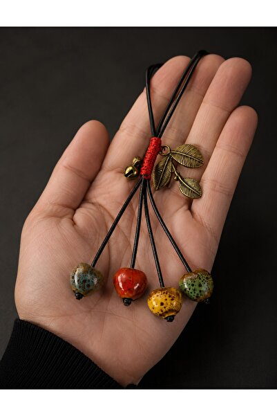 voyageaccessory قلادة نسائية مصنوعة يدويًا من الجلد بتصميم عرقي بوهيمي مع سلس...