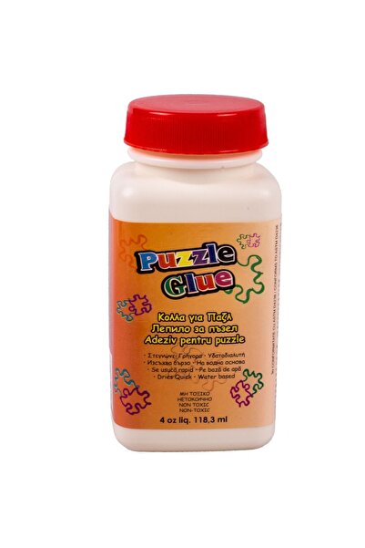 OEM Adeziv pentru puzzle-uri cu pensulă - 120ml, Se usucă rapid și este solub...