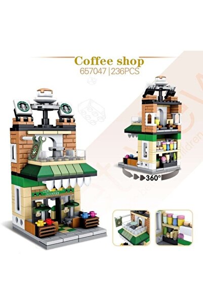PANLOS Τουβλάκια Κατασκευών 657047 Street View Coffee Shop για 6+ Ετών 237τμχ