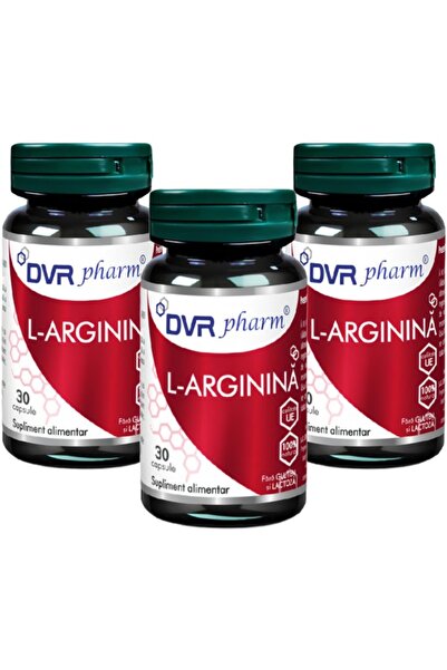 DVR Pharm Pachet L-arginina cristalizata pura 400mg, sustine performanta fizi...