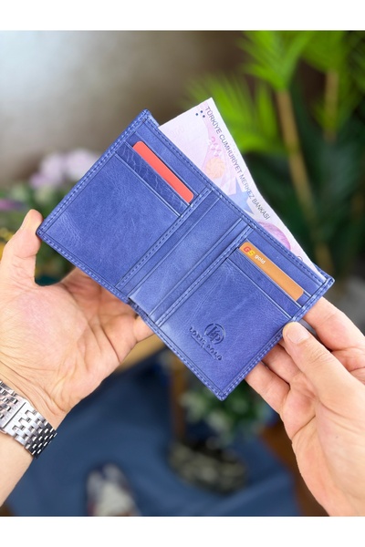 LORİS POLO Marten Genuine Leather Unisex Wallet with Plenty of Card Holders