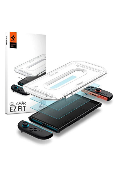 Spigen Sticlă securizată Glas.tr Ez Fit Pachet de 2 pentru protecția Nintendo...