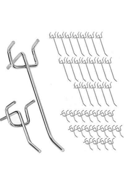 Morvena Picks 40 de cârlige pentru panouri (10 cm/5 cm) potrivite pentru pano...