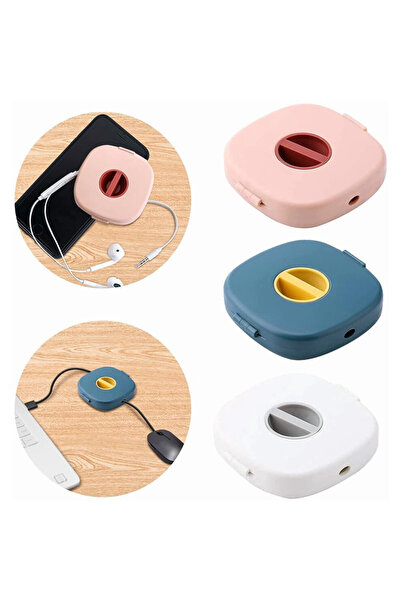 Morvena Picks Set organizator de cabluri retractabil din trei piese cu suport...