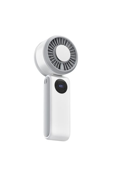 Morvena Picks Ventilator portabil alb 3-în-1, 4000 mAh, cu 5 viteze, 90°, des...