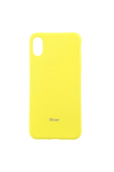 Phone ROAR KOREA Θήκη Σιλικόνης TPU Ματ για iPhone X - Κίτρινο