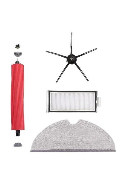LİN GRUP Roborock Q7+ Robot Vacuum Cleaner Compatible Set of 4 Spare Parts