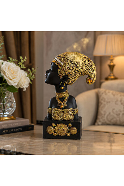 Dania Luxury Decorative African Lady Figurine 25X18Cm – Artistic Masterpiece ...