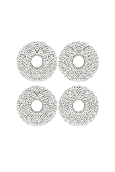 LİN GRUP Roborock Q Revo C Robot Vacuum Cleaner Compatible 4-Pack Mop Cloth