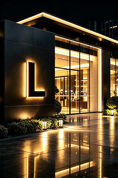 Generic حروف LED ثلاثية الأبعاد مخصصة مضيئة، حروف معدنية ثلاثية الأبعاد مضاءة...