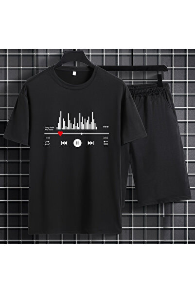 bellanova Unisex Printed T-Shirt and Shorts Set