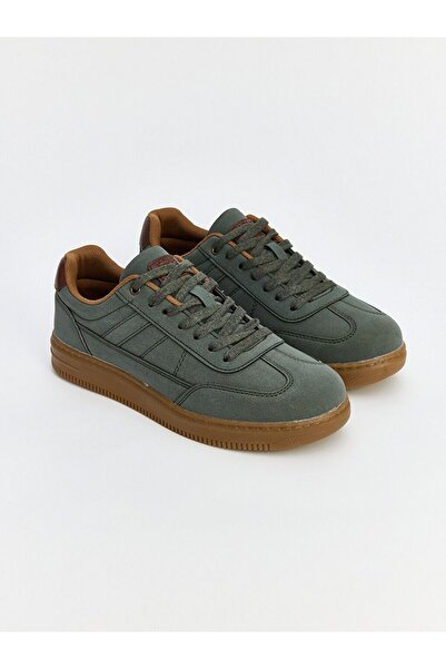 LC Waikiki Lcw Steps Khaki Suede Look Men's Sports Shoes
