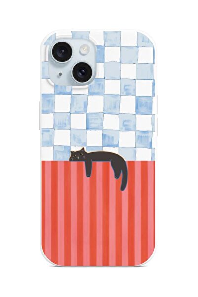 3GEN CASE iPhone 15 Uyumlu İkonik Desenler Serisi Lansman Kılıf İçi Kadife Ka...