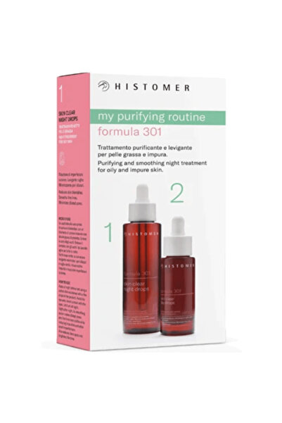 Histomer Formula 301 Skin Clear Day & Night Drops Kit – Purifying Treatment f...