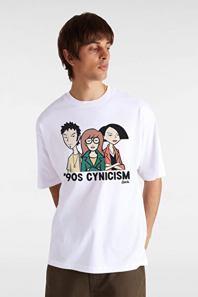 Tee&more. Unisex Oversize Daria 90's Cynicism Printed Premium T-Shirt