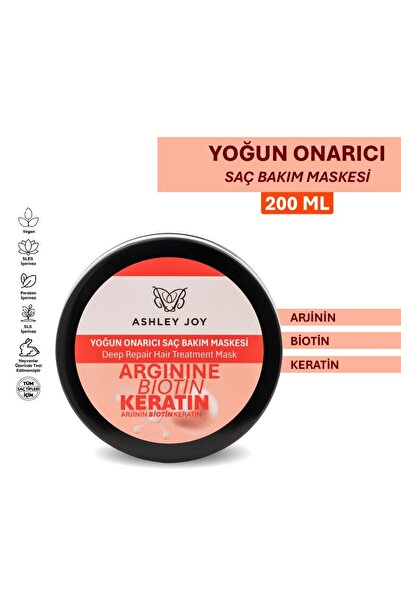 Ashley Intensive Repair Yoğun Onarım ve Güçlendirme Etkili Saç Maskesi 200 ml
