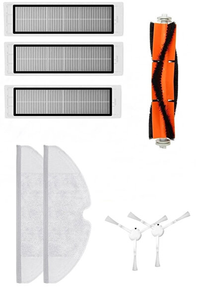LİN GRUP Set de 8 piese de schimb compatibile cu aspiratorul robot Dreame F9
