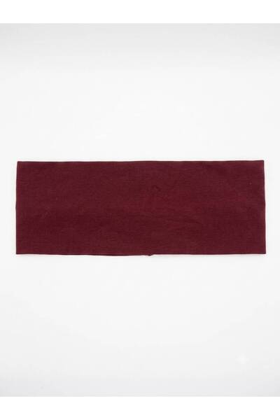 Jeevee Burgundy 100% Cotton Wide Stretchy Soft Hair Band Bandana Yoga Hair Ac...