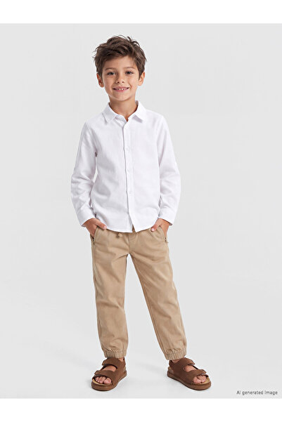 LC Waikiki Rmz Gi̇yi̇m Farkiyla Boys' Gabardine Jogger Pants