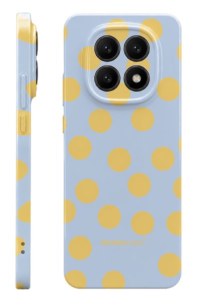 WANNACASE Xiaomi Redmi Note 15 Pro Yellow Polka Dot Essential Slim Full Cover...