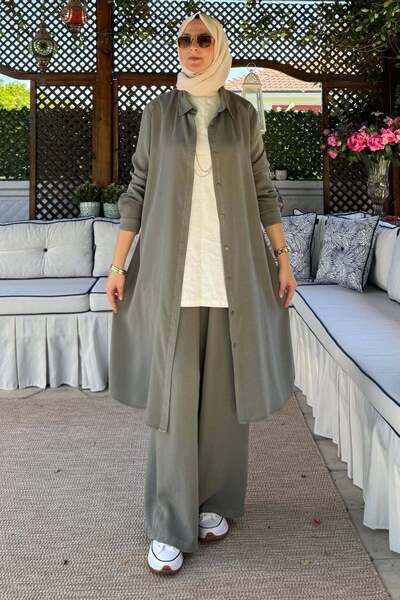 Rabia Şamlı Σετ Παντελονιού İnci Çağla