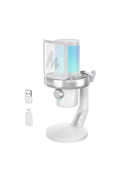 MAONO Microfon Dm40 Pro pentru PC, Kit pentru podcasting și streaming