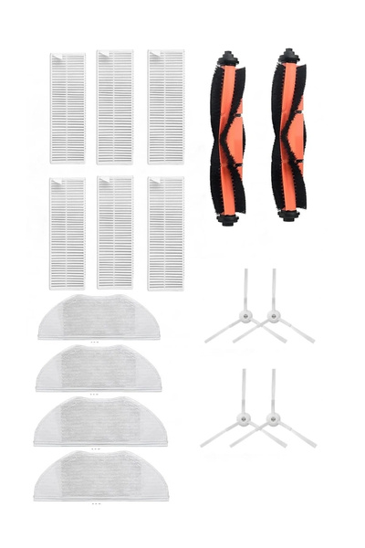 LİN GRUP Set de 14 piese de schimb compatibile cu aspiratorul robot Xiaomi Va...