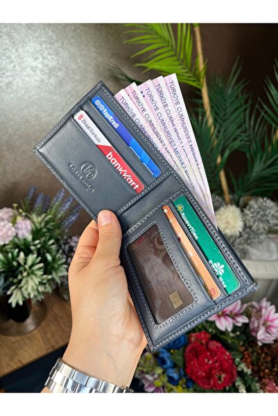 LORİS POLO Vittorio Hakiki Deri Erkek Cüzdan İnce Tasarım – Klasik Kartlıklı ...
