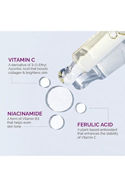 The Derma Co سيروم للوجه بفيتامين سي 10٪ مع النياسيناميد وحمض الهيالورونيك وح...