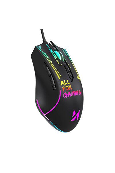 WOZINSKY Mouse de gaming Opto 7200 DPI pentru PC de gaming cu fir