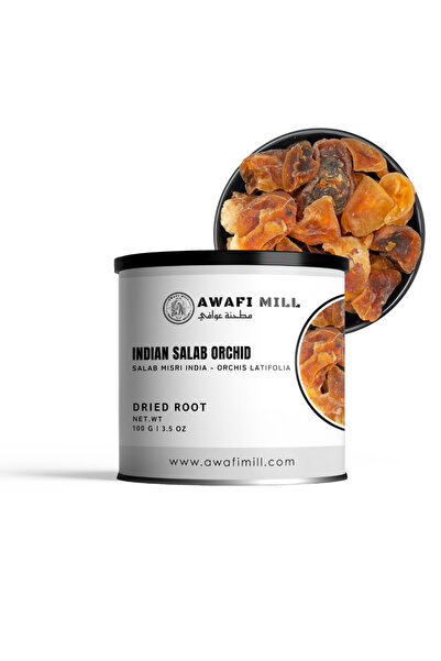 AWAFI MILL Salab Misri India 100g | Salep Orchid Tuber