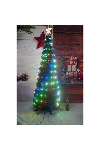 Rao Brad Artificial Pop-up cu Instalatie Integrata, Lumini Rgb, Suport Inclus...