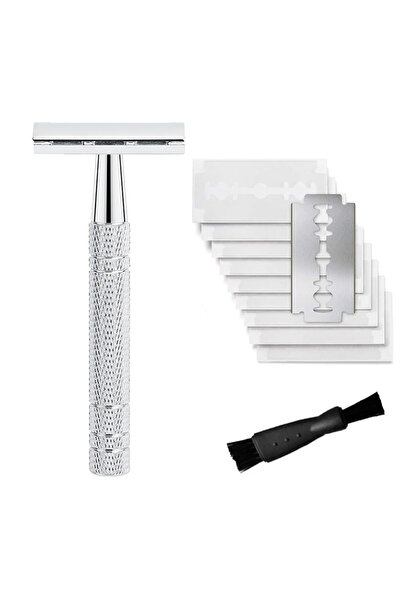 Choice Silvery Double Edge Safety Razor for Women, with 10 pcs Safety Razor B...
