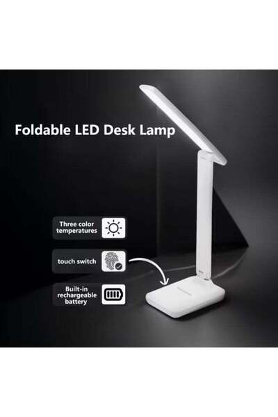 Generic Portable Folding Desk Lamp, 180-Degree Flexible Adjustment, Ultra-Lon...