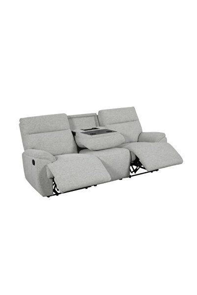 Roots Furniture CozyLux Grey Motion Manual Loveseat
