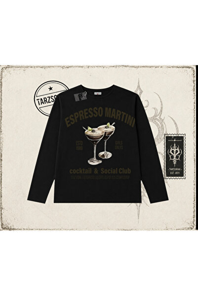Tarzsokak Ženska majica Espresso Martini sa biciklističkim ovratnikom, dugih ...
