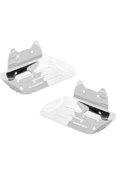 STARSTAR Soap Dish - 2 Pieces Reflective Silver Stainless Steel Wall Mount So...